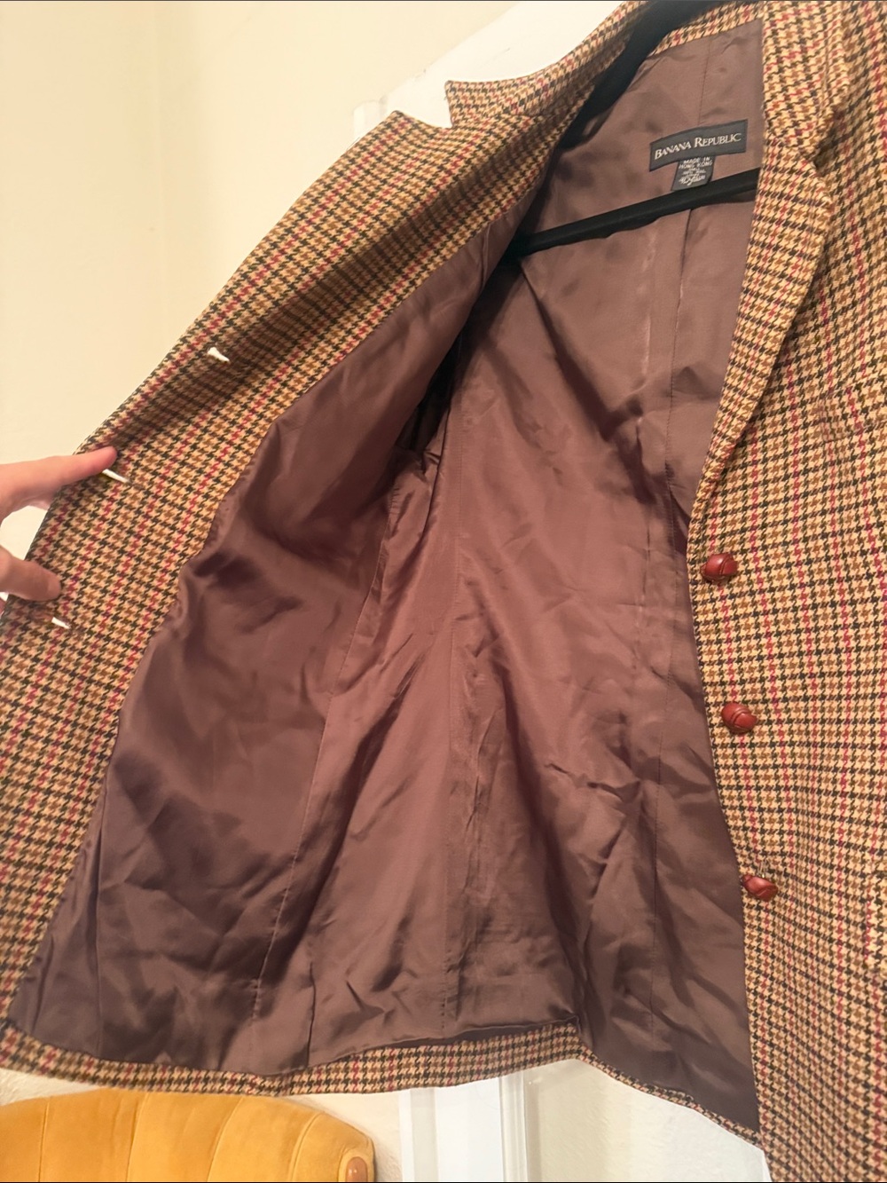 Banana Republic Houndstooth Wool Blazer - Picture 5 of 7